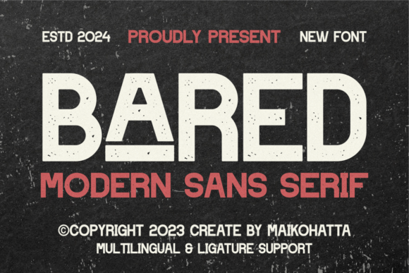 Bared Sans Serif Font: A Crafter’s Review for Labels & Branding