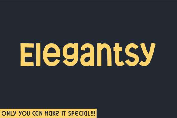 Elegantsy: A Bold Display Font for Editorial Design