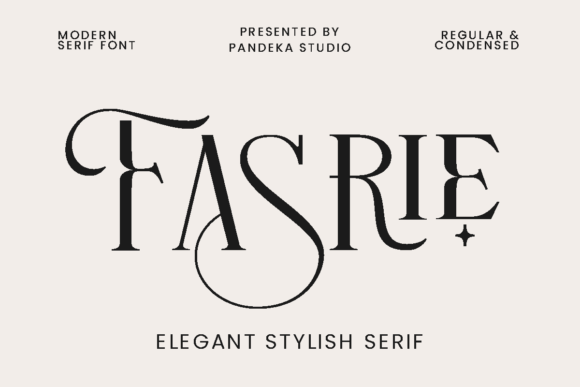 Fasrie Brings Elegant Serif Style to Branding Projects