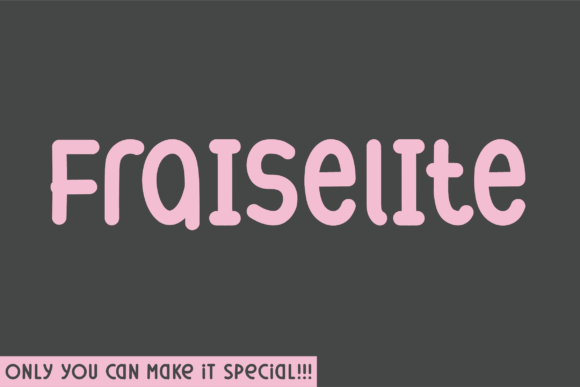 Fraiselite: A Display Font That Brings Sweetness to Editorial Design