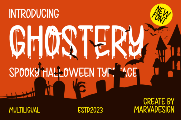 Ghostery: A Spooky Display Font with Editorial Charm