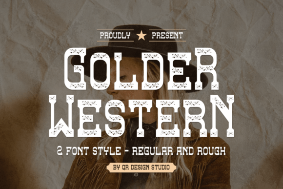 Golder Western: A Vintage Serif for Small Business Branding