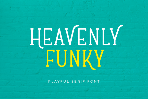 Heavenly Funky: A Playful Serif Font for Editorial Impact