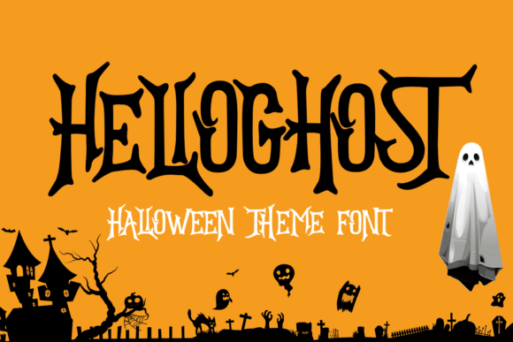 Helloghost: A Blackletter Font That Demands Attention in Your Campaigns
