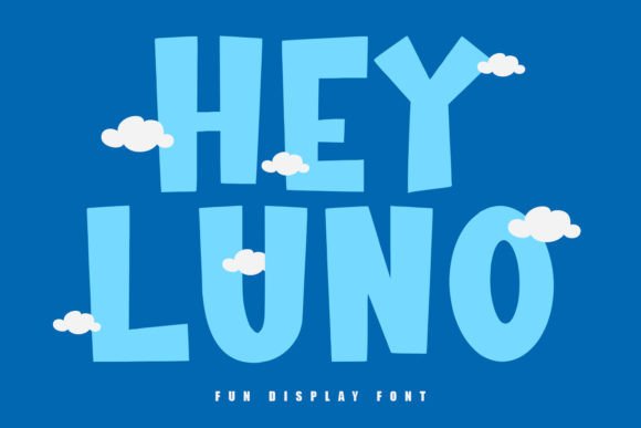 Hey Luno: A Playful Sans Serif Display Font for Makers & Sellers