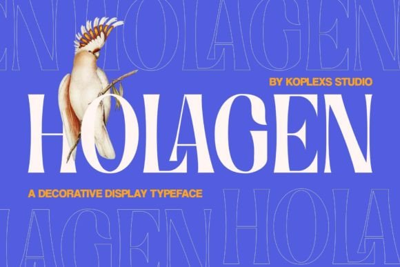 Holagen: A Serif Typeface That Elevates Campaign Design