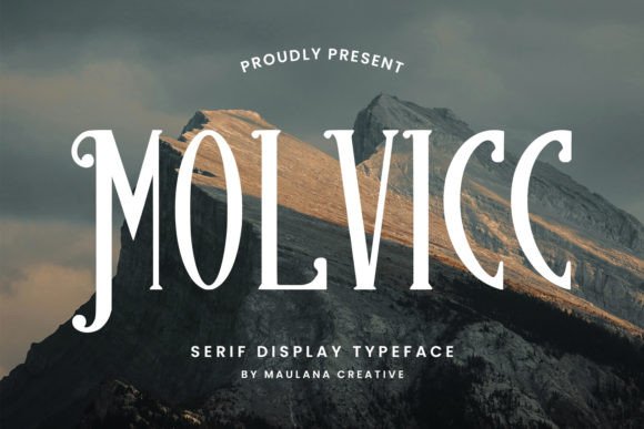 How Molvicc Serif Display Typeface Elevates a Web Design Project