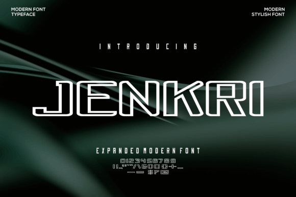 Jenkri: A Bold Sans Serif for Modern Branding