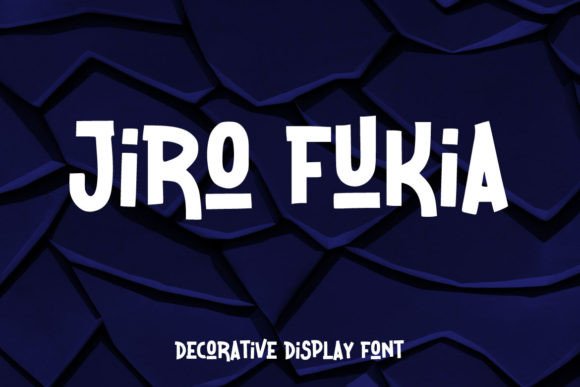 Jiro Fukia: A Playful Font for Creative Branding