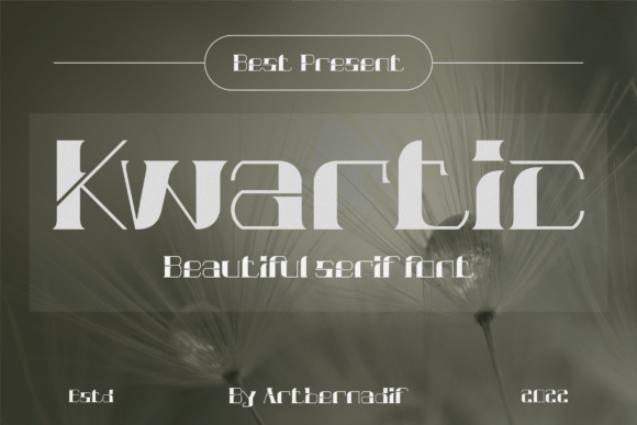 Kwartic Serif Font: A Bold Display Typeface for Digital Design