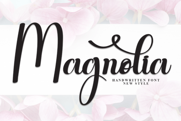 Mangnolia: A Handwritten Display Font for Small Business Owners