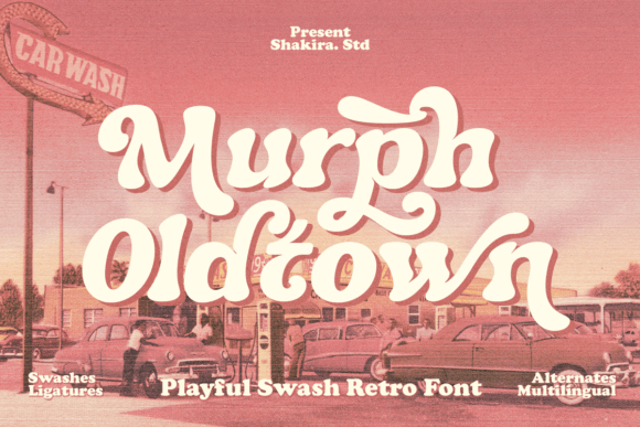 Murph Oldtown: A Bold Serif Font for Handmade Labels and Craft Products