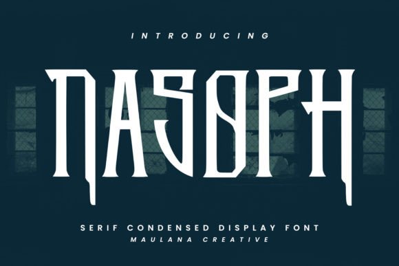 Nasoph Serif Condensed: A Display Font Built for Digital Impact