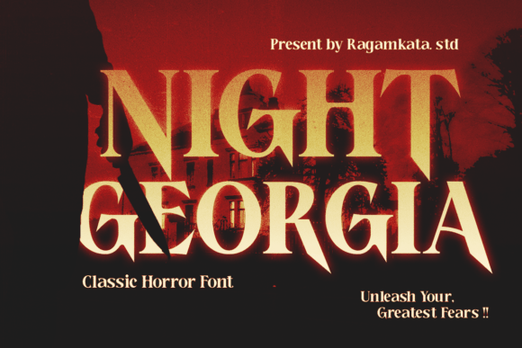 Night Georgia: A Designer’s Take on This Vintage Horror Serif