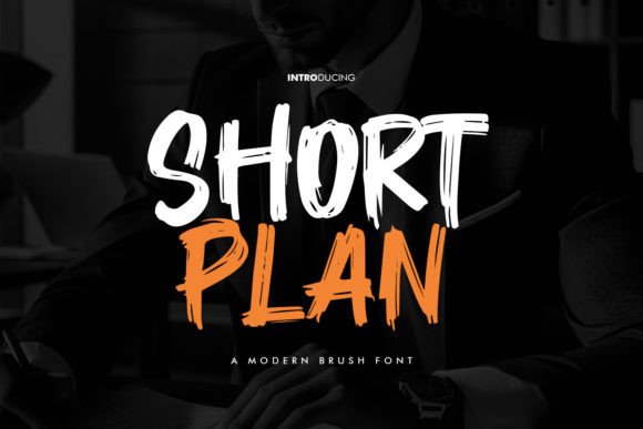Short Plan: A Brush Font for Editorial Design and Layouts