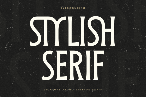 Stylish Serif: A Modern Retro Font for Digital Branding