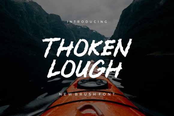 Thoken Lough: A Playful Display Font for Small Business Branding