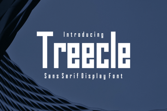Treecle Font: A Clean Sans Serif Typeface for Handmade Products and Craft Projects