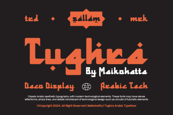 Tughra Font Review: A Decorative Typeface That Commands Attention in Campaigns