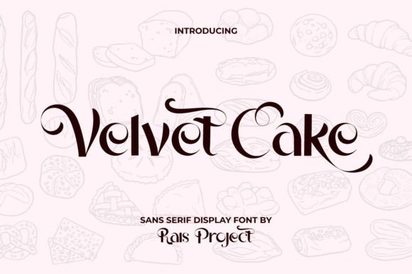 Velvet Cake: A Serif Display Font with Timeless Romance