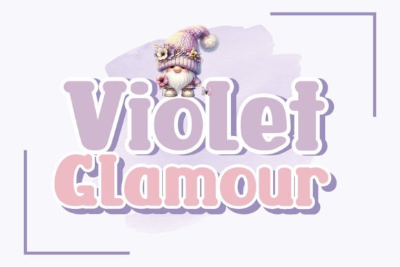 Violet Glamour: A Handwritten Script Font for Handmade Products