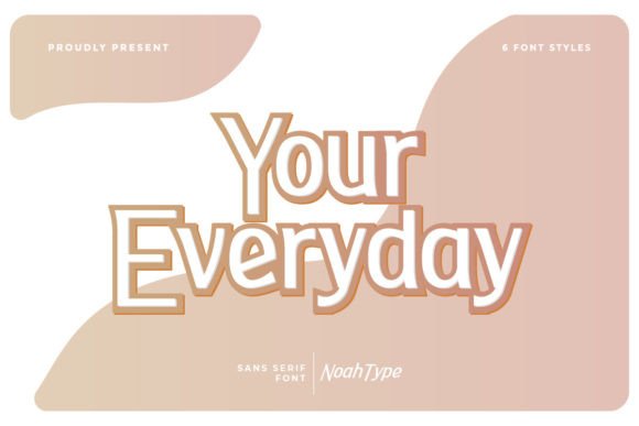 Your Everyday: A Sans Serif Display Font for Editorial Design